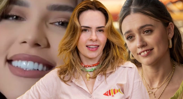 Ana Paula Ranault, Virgínia Fonseca e Amy Lou Reed estampam um artigo sobre sorriso natural.