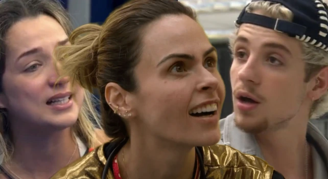 Ana Paula Renault, Juliano Floss e Samira no BBB 26.